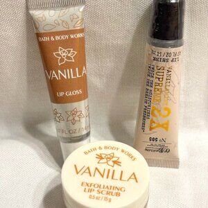 Bath & Body Works - VANILLA LIP CARE SET - NWT